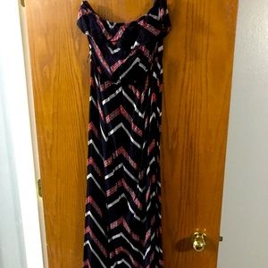 Long Strapless Dress